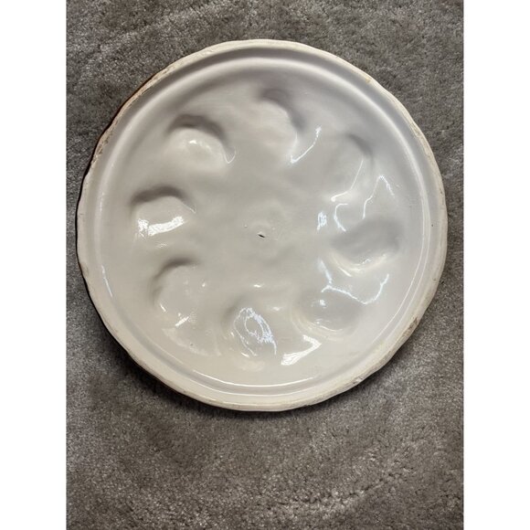 VTG Over and Back Apple Pie 10 Inch Fall Decor Thanksgiving Pie Dessert READ - Picture 13 of 13